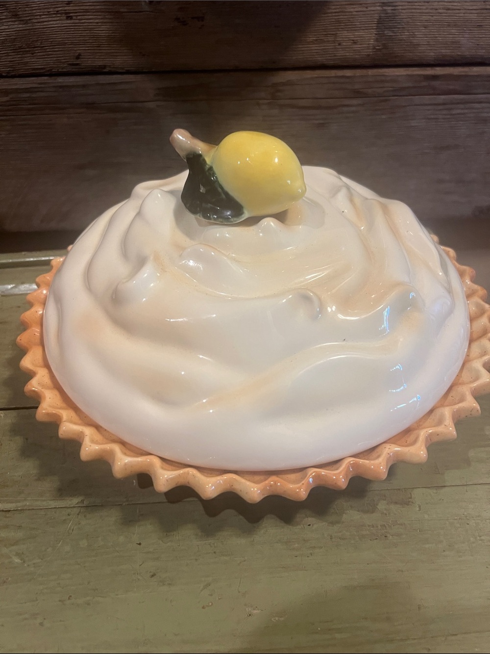 ceramic pie server with lemon lid vintage pie plate ceramic